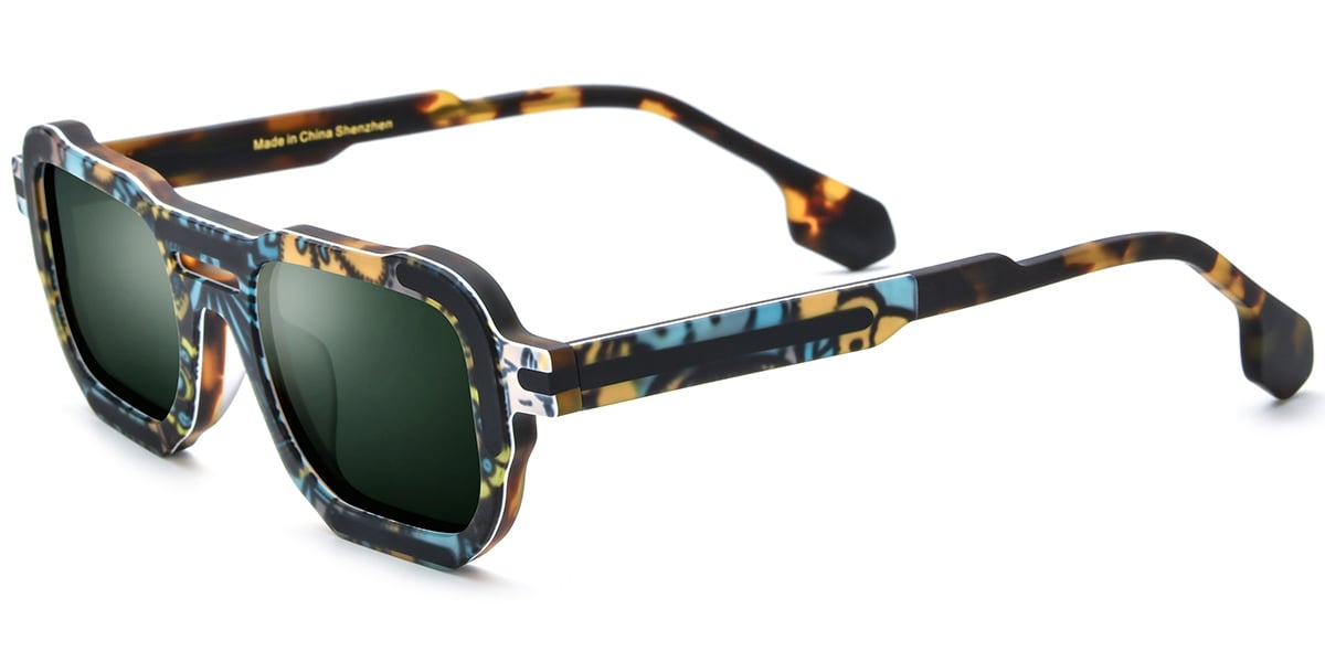 Acetate Aviator Sunglasses SG8344