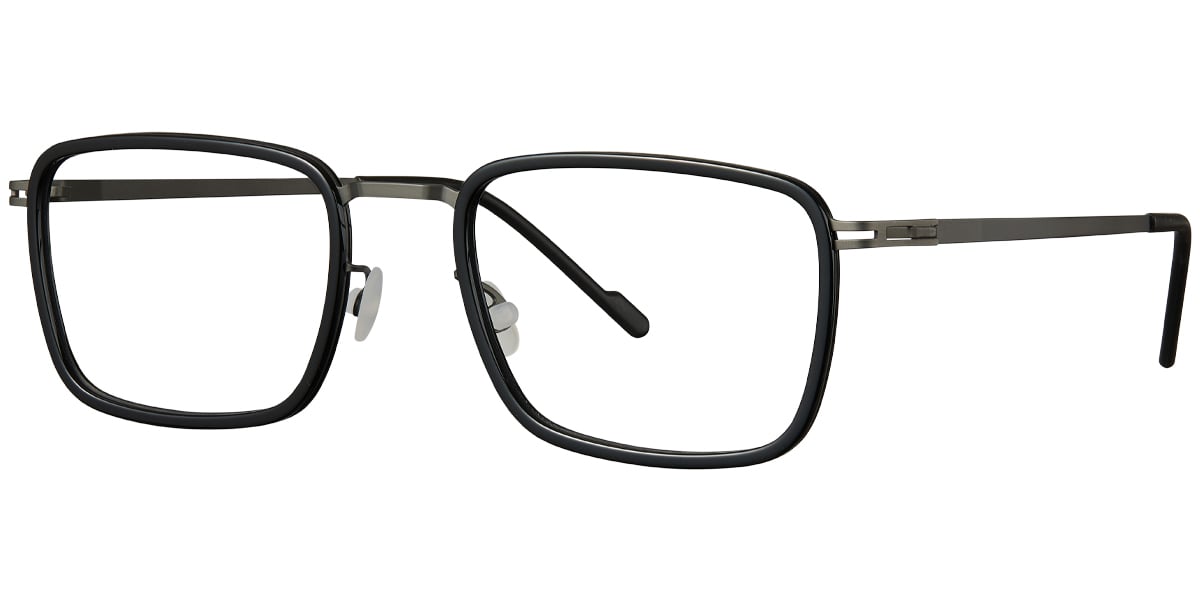 Acetate Metal Rectangle Frame F5889