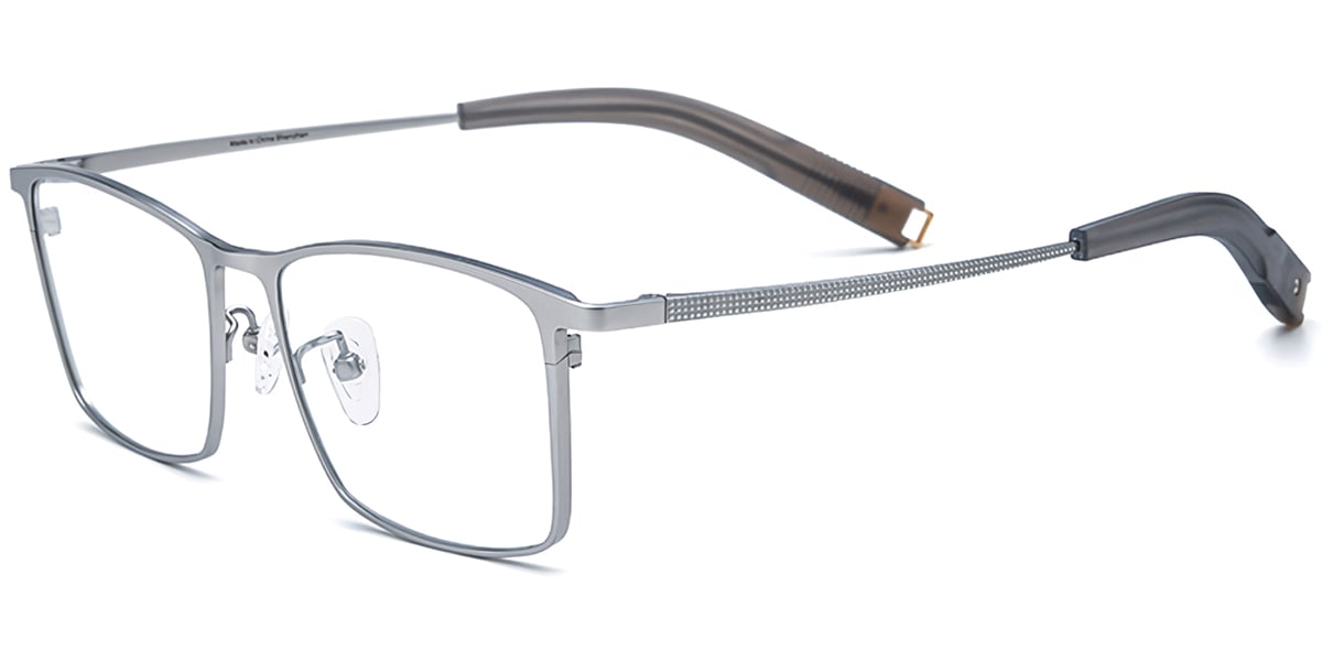 Titanium Rectangle Frame F7572