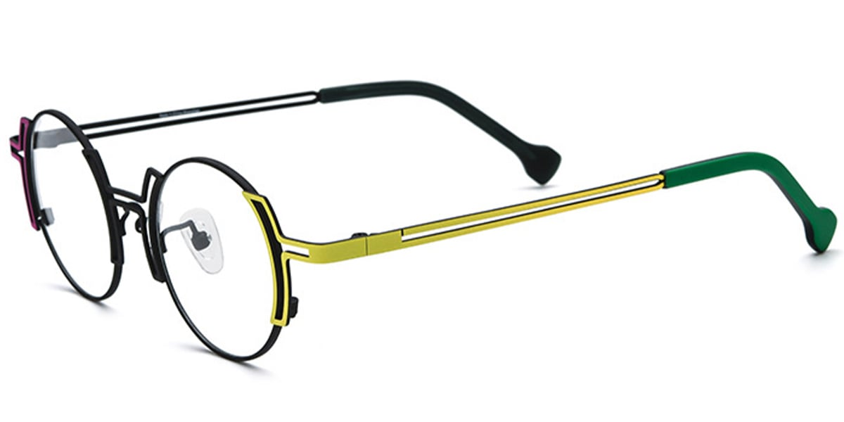 Titanium Round Frame F7047