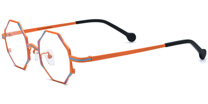 Titanium Geometric Frame F7293