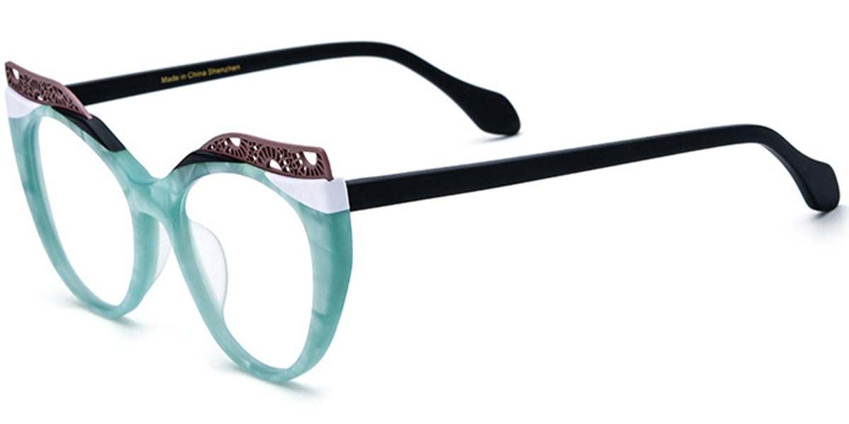 Acetate Cat Eye Frame F6896