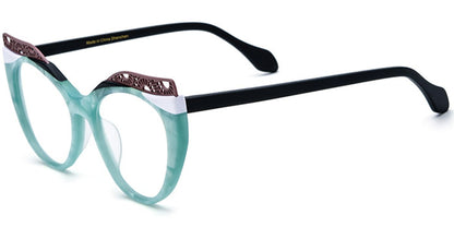 Acetate Cat Eye Frame F6896