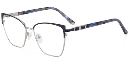 Acetate Metal Square Frame F9026
