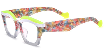 Acetate Geometric Frame F5816