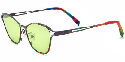 Titanium Cat Eye Sunglasses SG8126