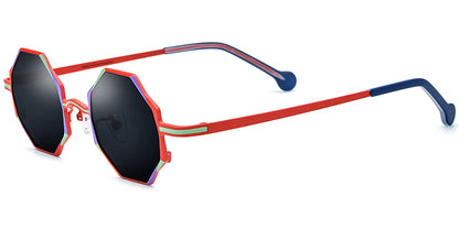 Titanium Geometric Sunglasses SG7306