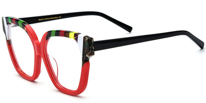 Acetate Cat Eye Frame F6394