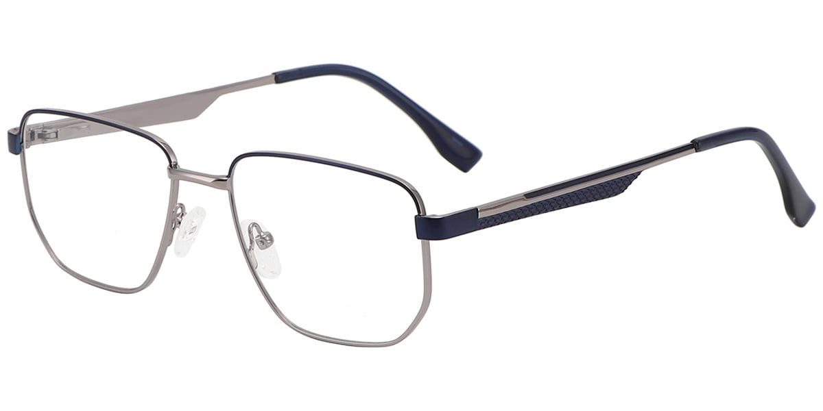 Acetate Metal Square Frame F9021