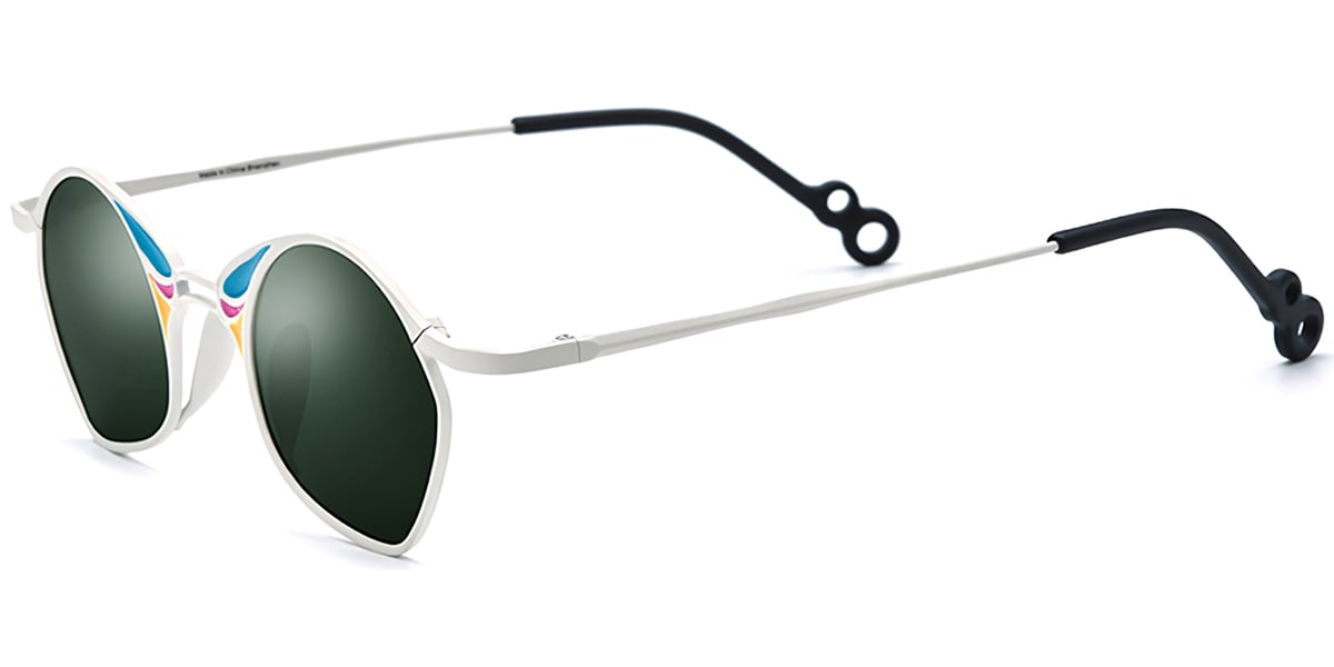 Titanium Geometric Sunglasses SG7397