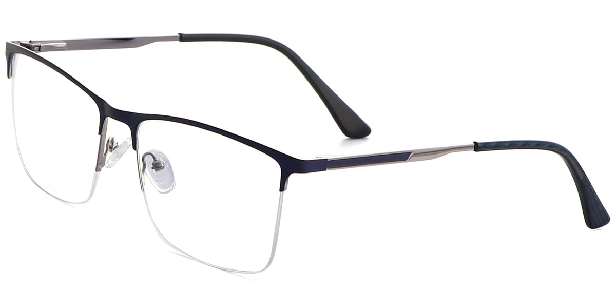Acetate Metal Square Frame F8558
