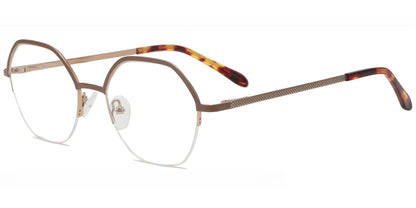 Acetate Metal Geometric Frame F8849