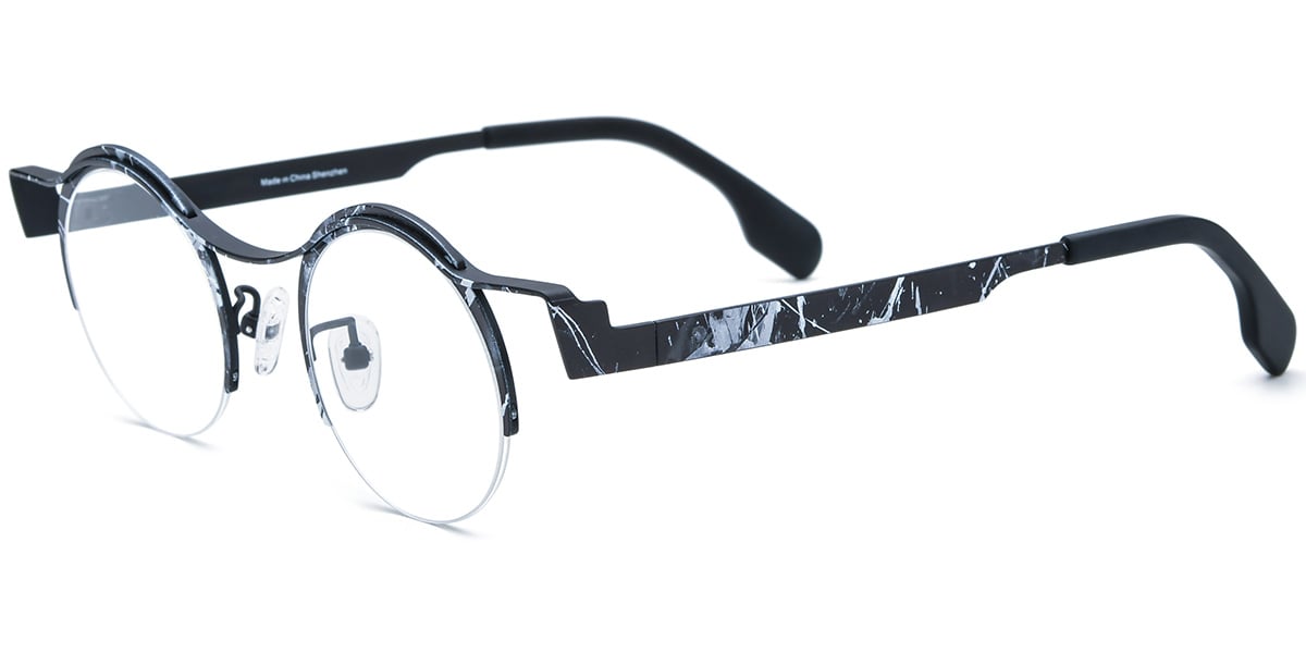 Titanium Round Frame F7917