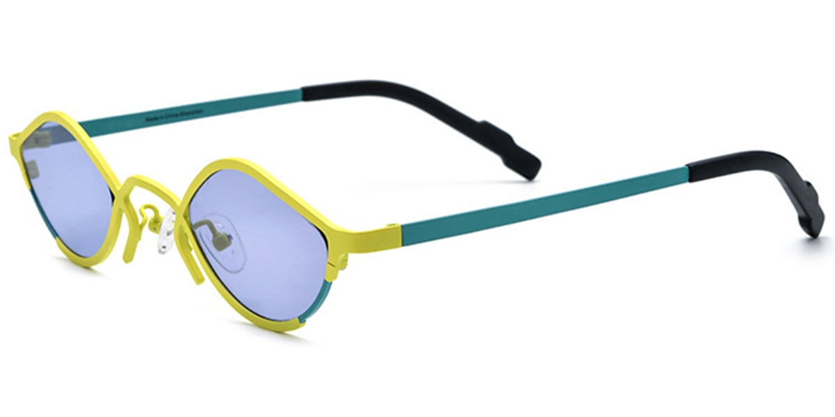 Titanium Geometric Sunglasses SG6804