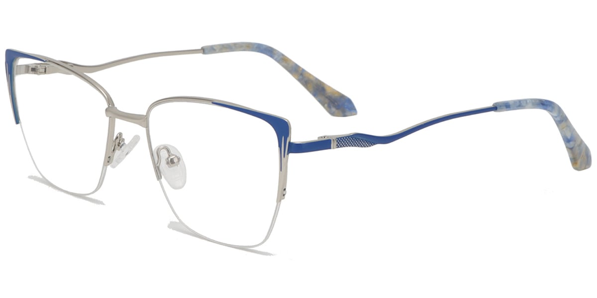 Acetate Metal Square Frame F9020