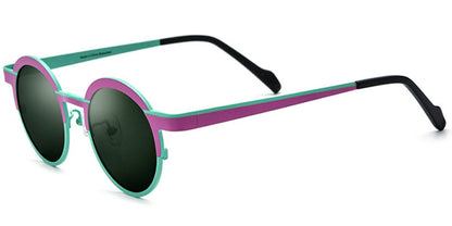 Titanium Round Sunglasses SG7018