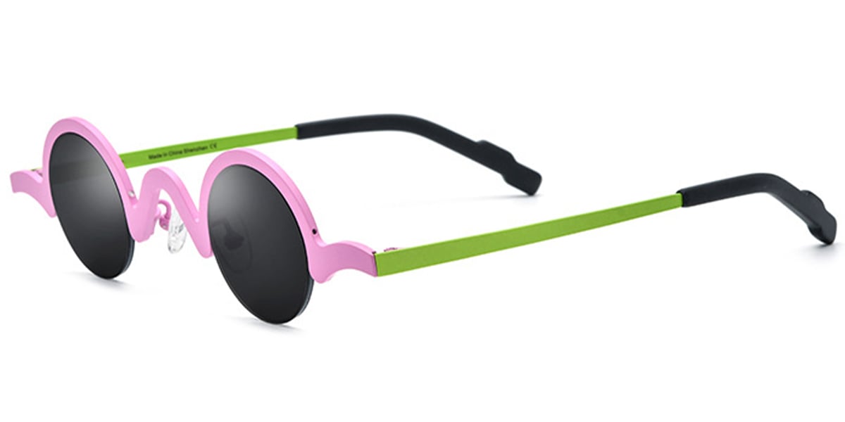 Titanium Round Sunglasses SG6368