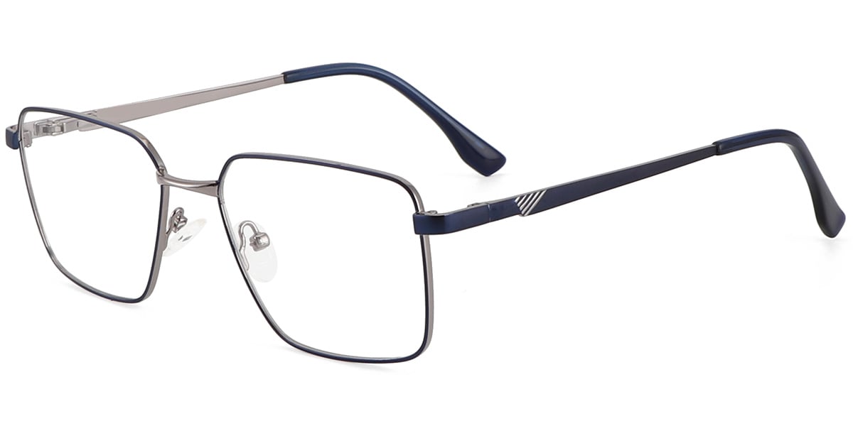 Acetate Metal Square Frame F9009