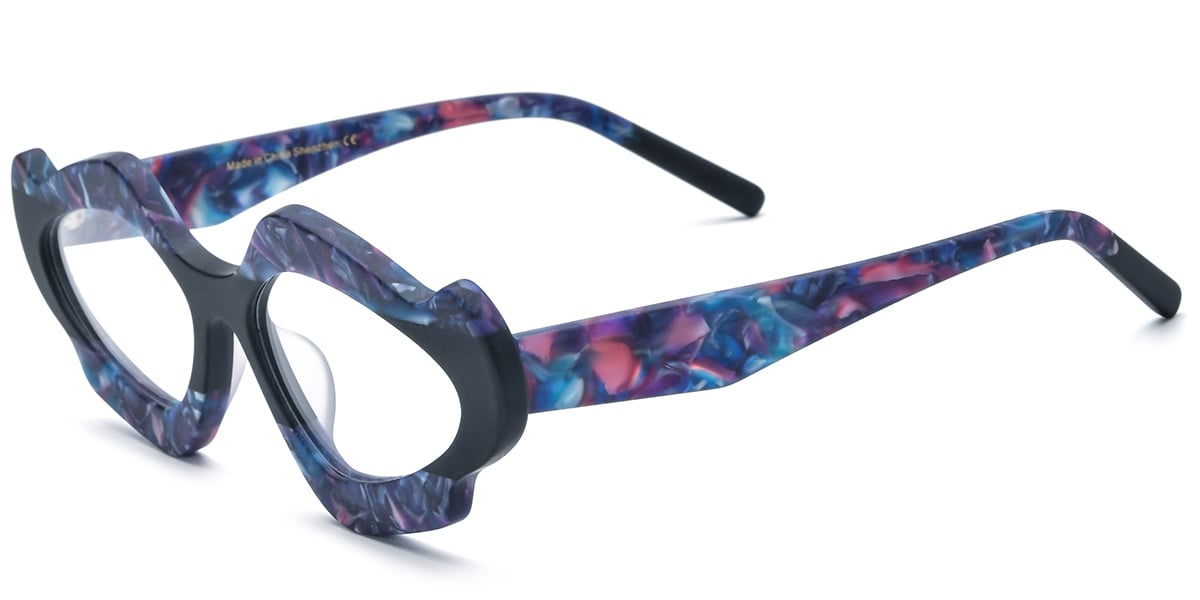 Acetate Geometric Frame F5851
