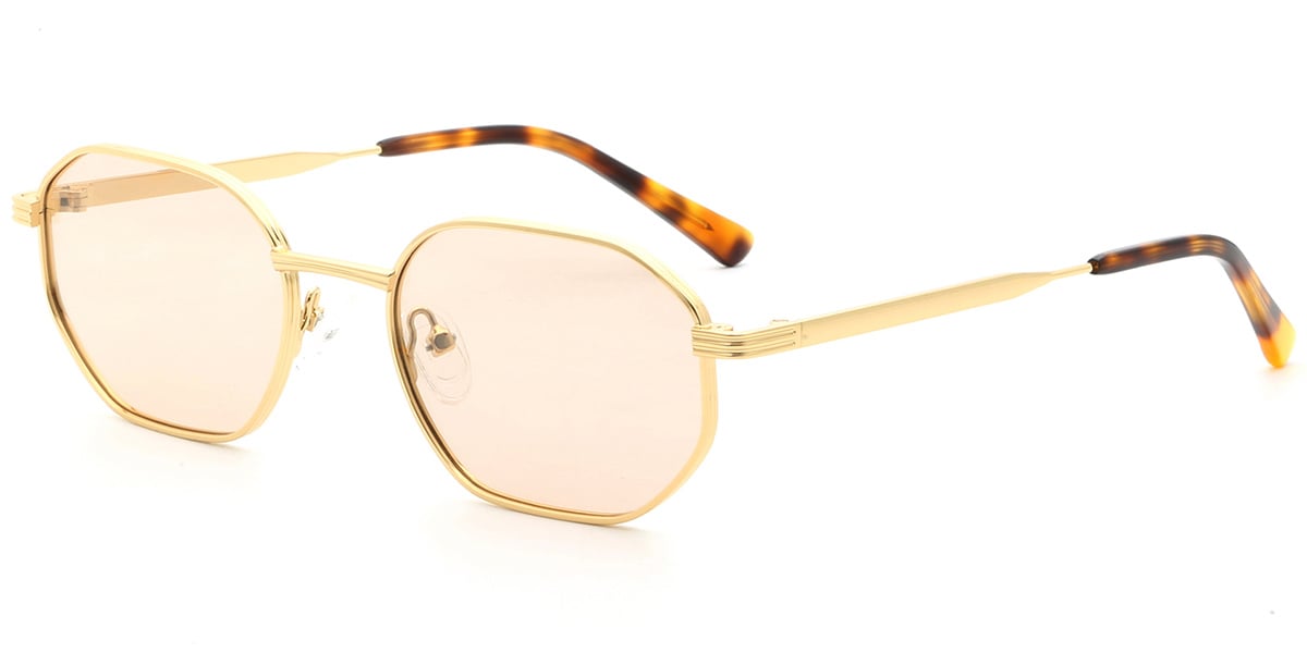 Acetate Metal Square Sunglasses SG9350