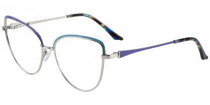 Acetate Metal Cat Eye Frame F8847