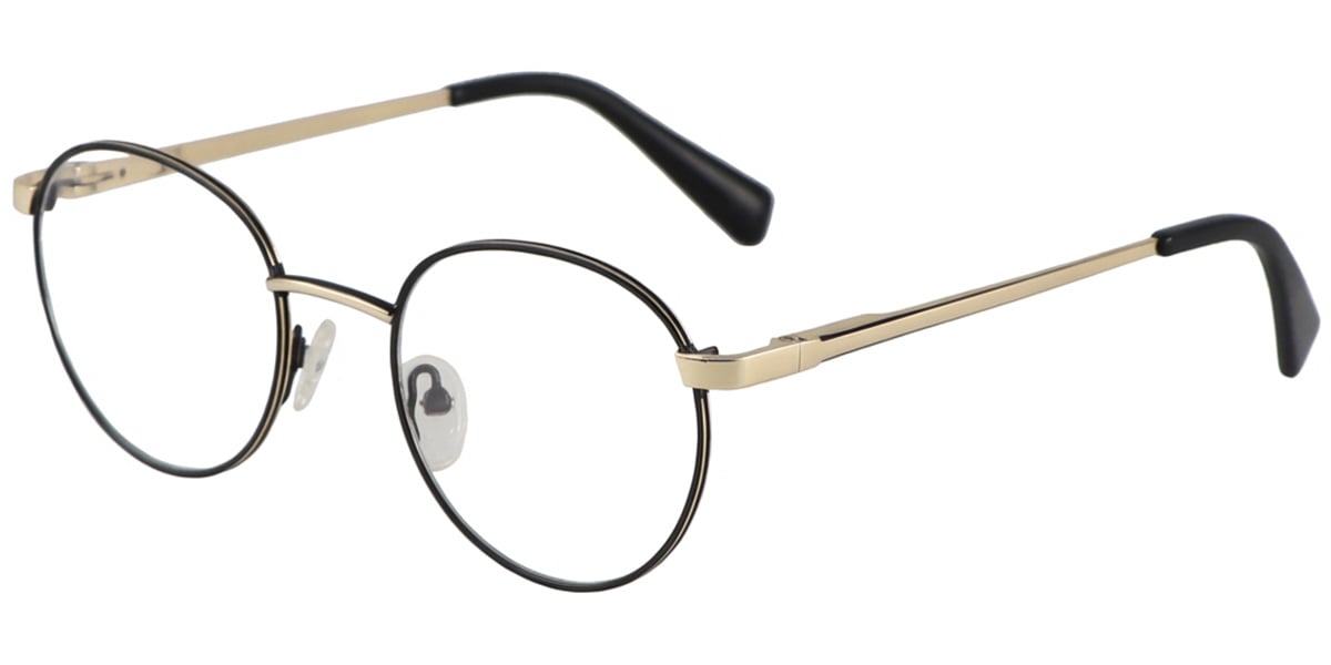 Acetate Metal Round Frame F8844