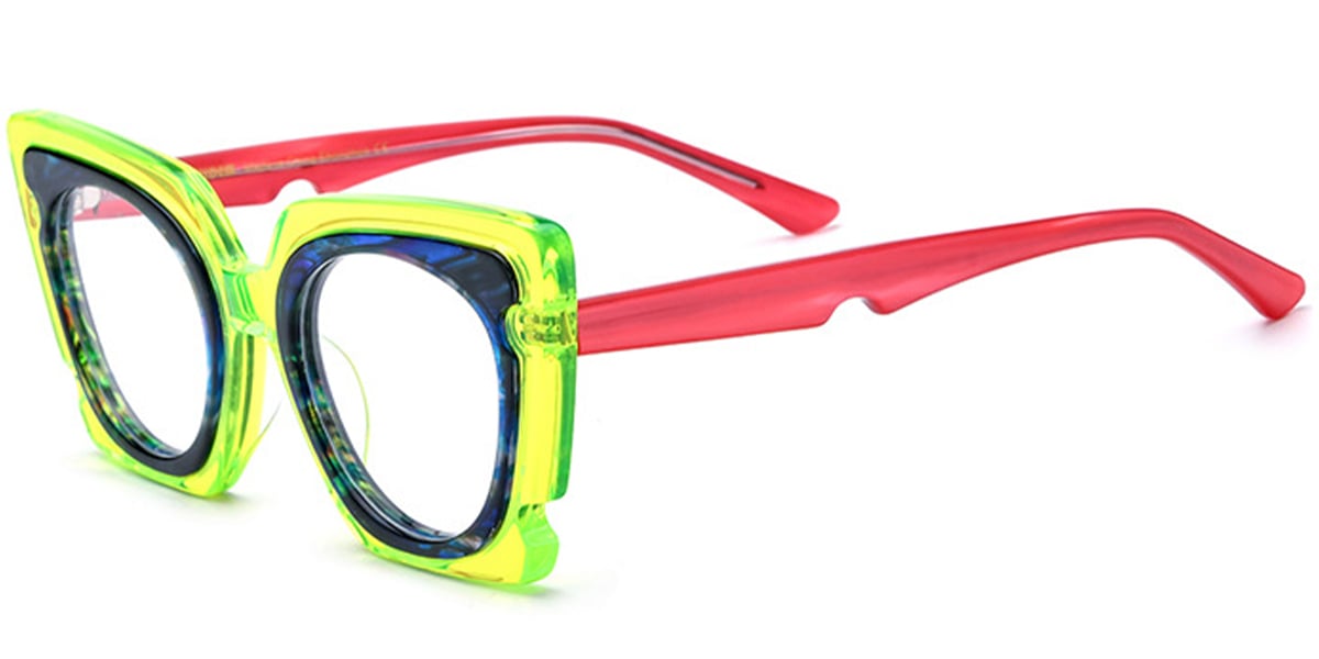 Acetate Square Frame F6373