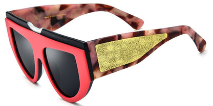 Acetate Geometric Sunglasses SG6849