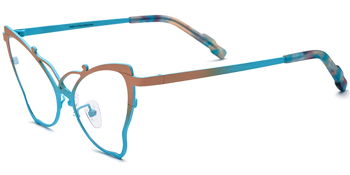 Titanium Cat Eye Frame F7299