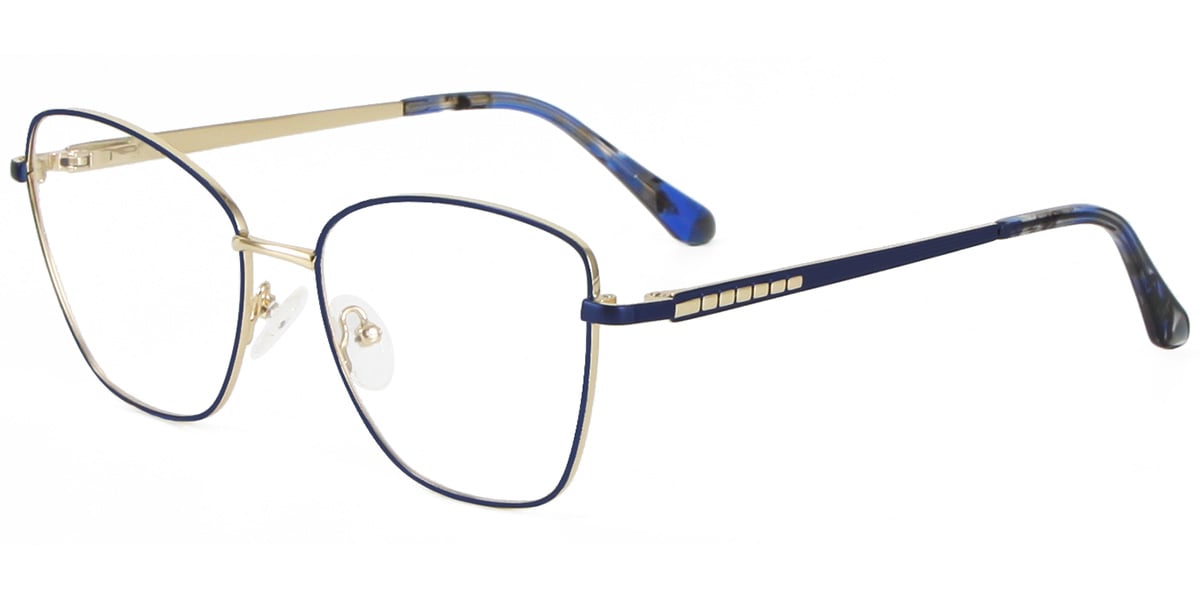 Acetate Metal Square Frame F8748