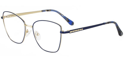 Acetate Metal Square Frame F8748