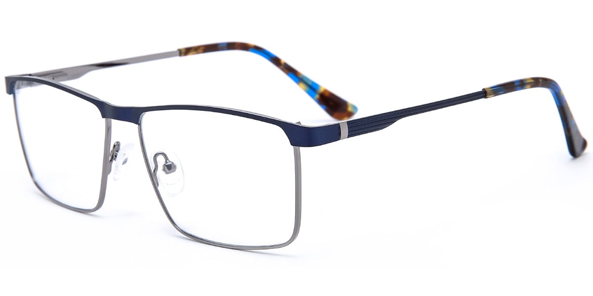 Acetate Metal Rectangle Frame F8544