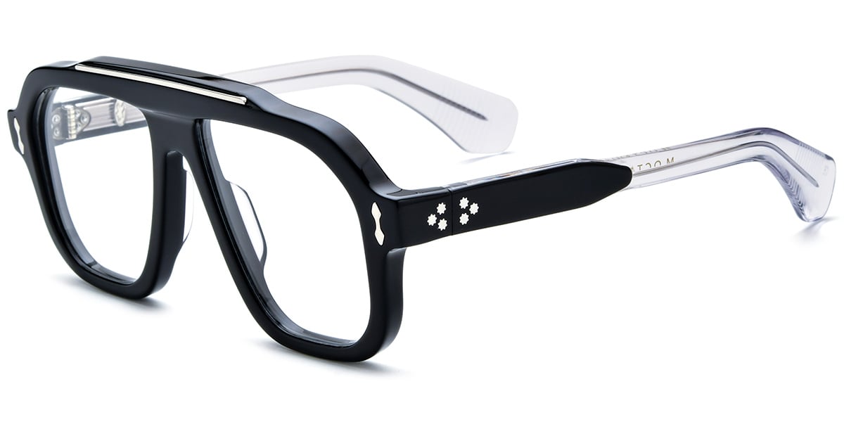 Acetate Square Frame F8340