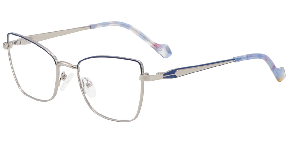 Acetate Metal Cat Eye Frame F8861