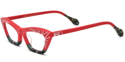 Acetate Cat Eye Frame F5815
