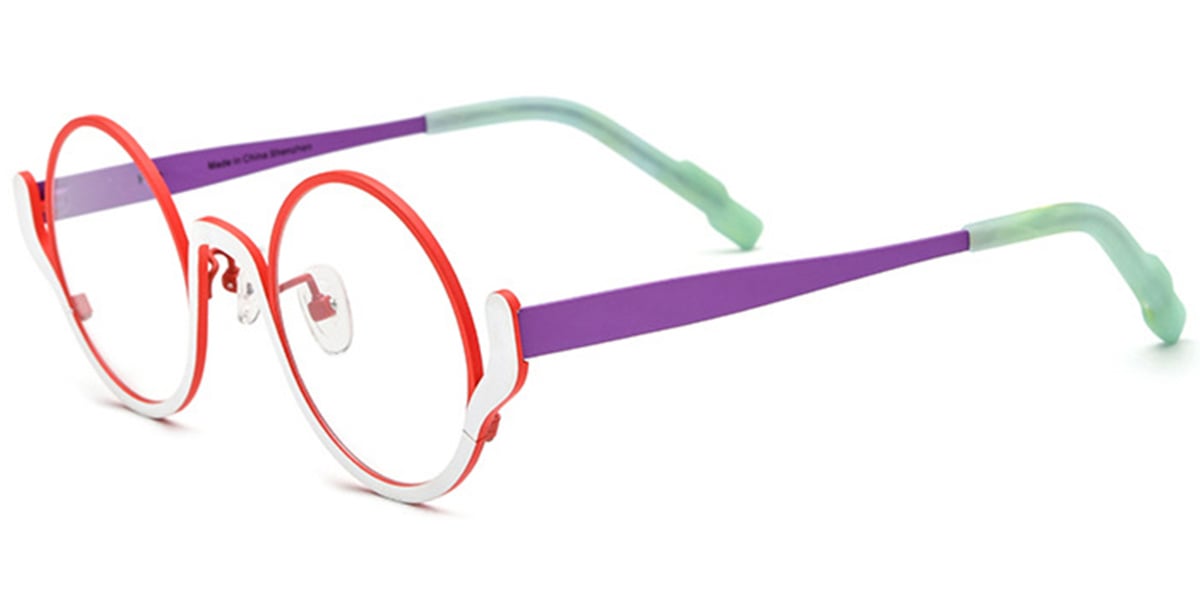 Titanium Round Frame F6776