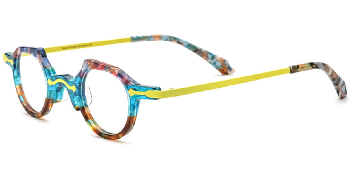 Acetate Geometric Frame F6056
