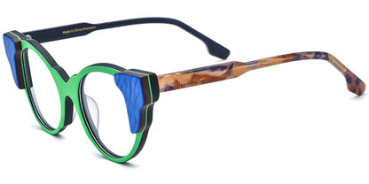 Acetate Cat Eye Frame F7324