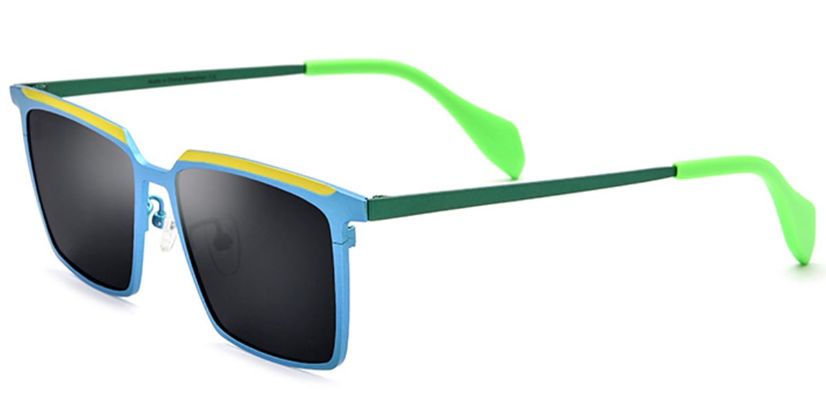 Titanium Rectangle Sunglasses SG6065