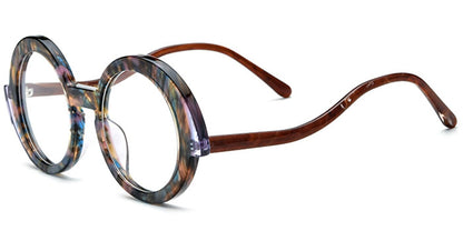 Acetate Round Frame F6402