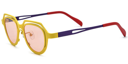 Titanium Geometric Sunglasses SG6904