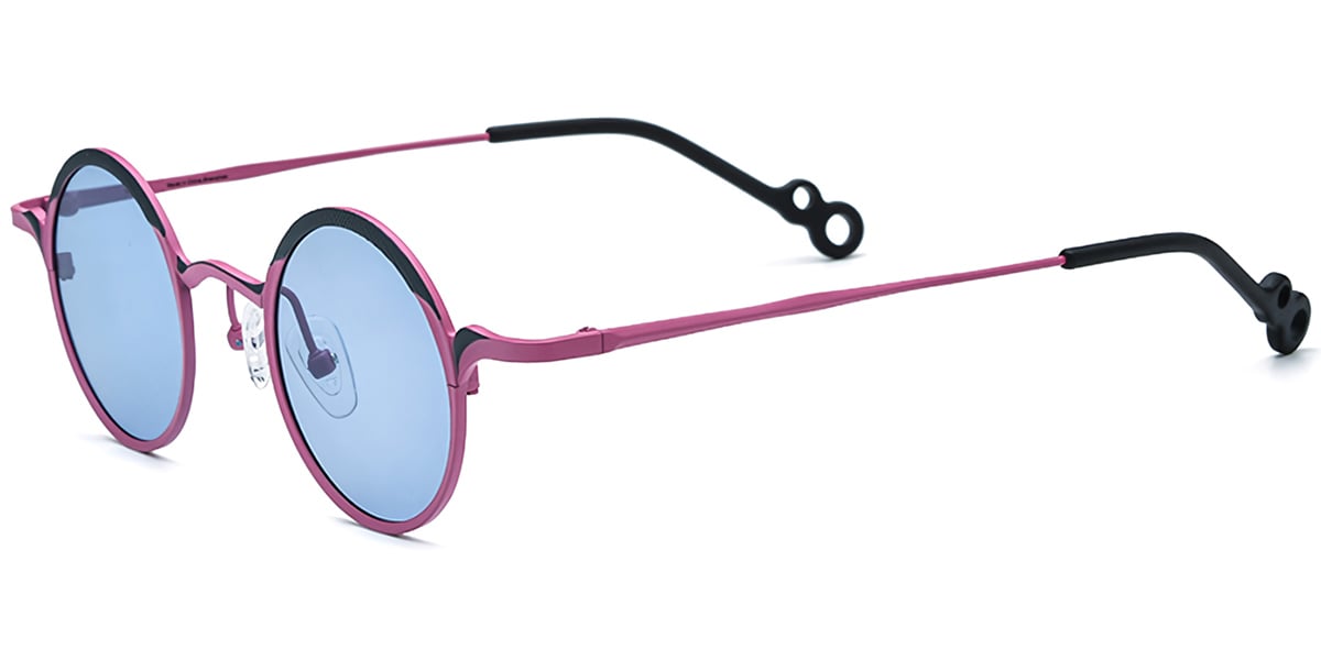 Titanium Round Sunglasses SG7309