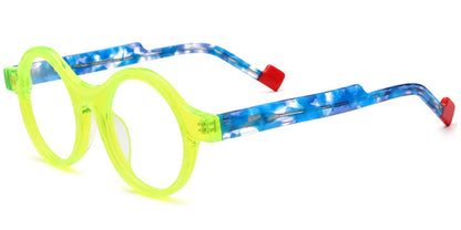 Acetate Round Frame F6398