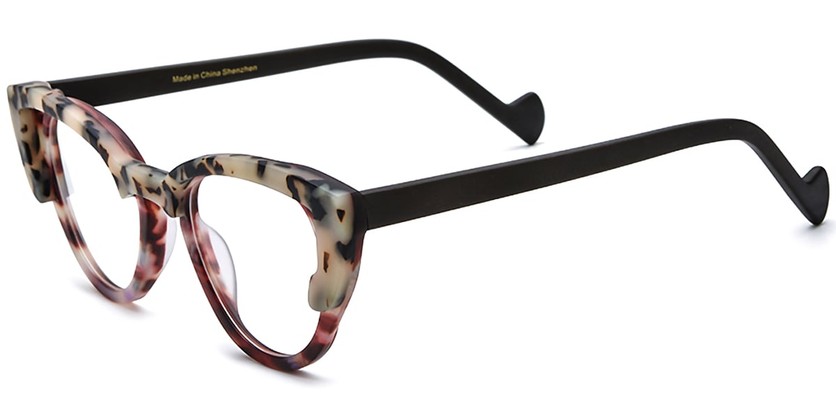 Acetate Cat Eye Frame F7541