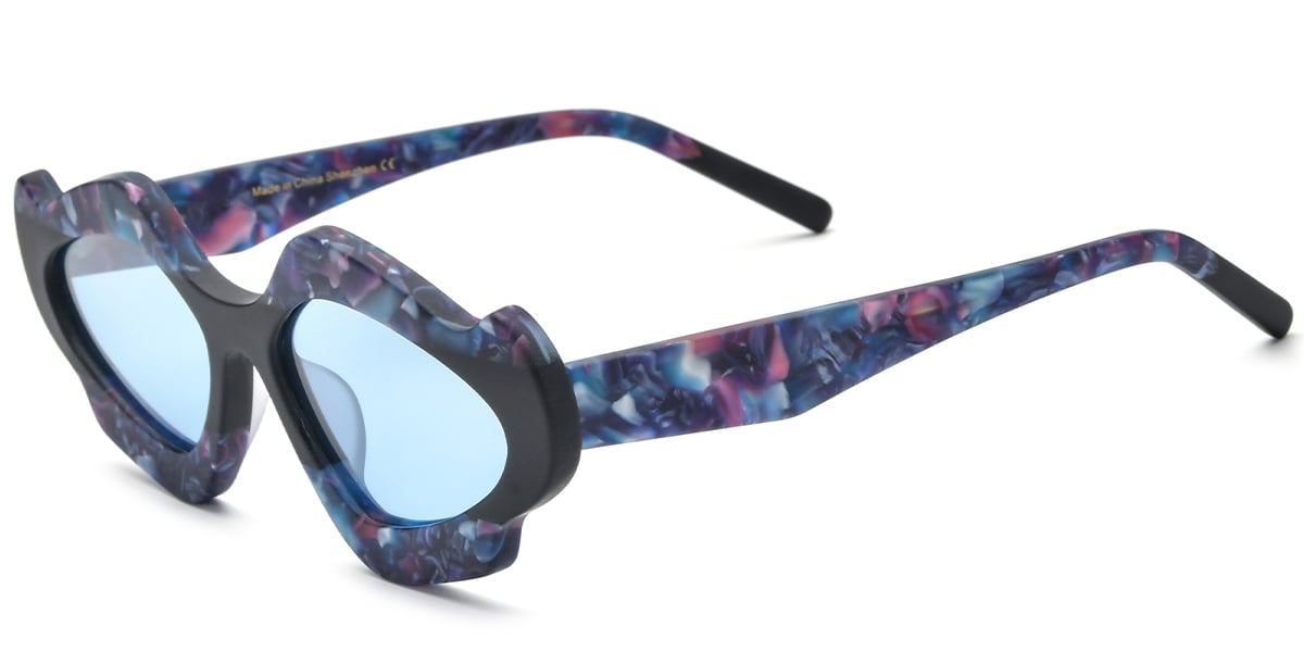 Acetate Geometric Sunglasses SG5852