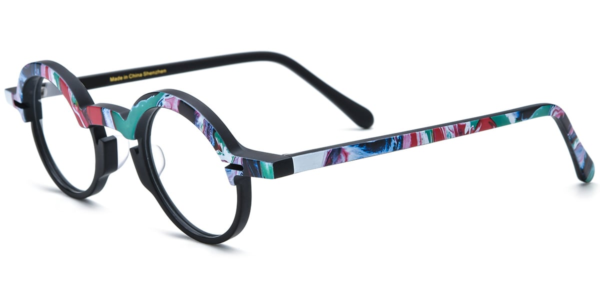 Acetate Round Frame F8342