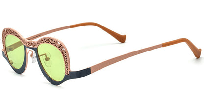 Titanium Geometric Sunglasses SG7016
