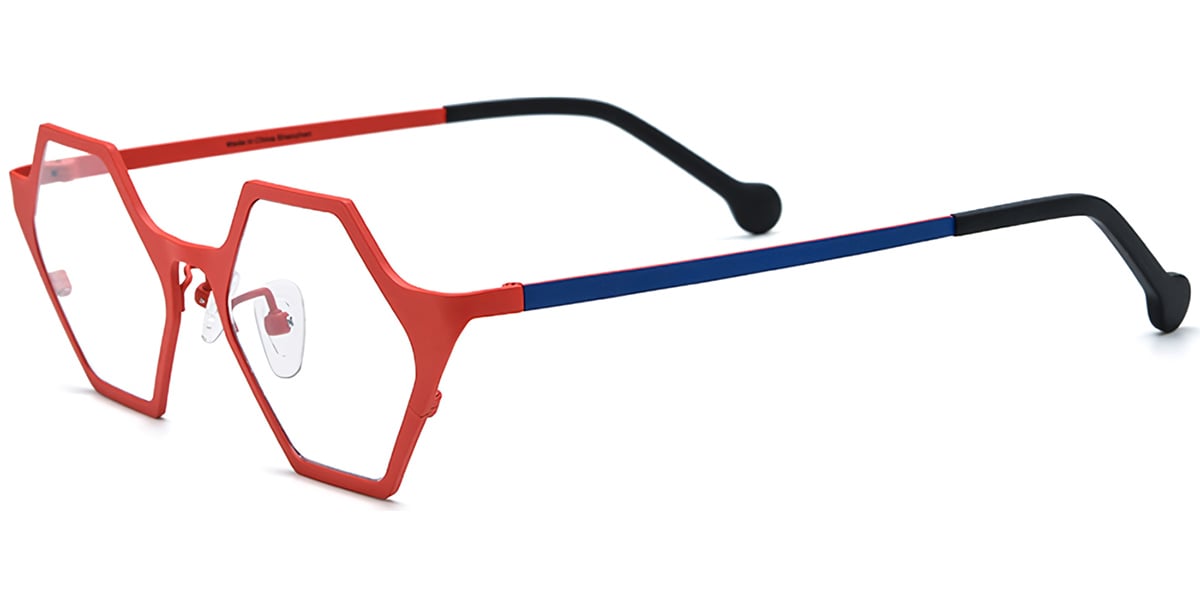 Titanium Geometric Frame F7326