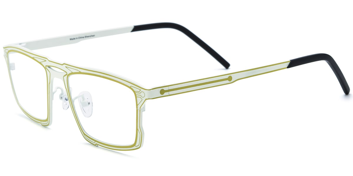 Titanium Rectangle Frame F8338