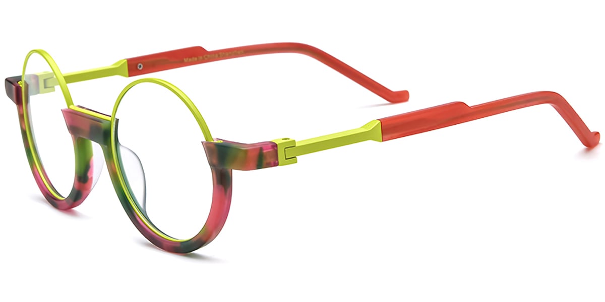 Acetate Round Frame F7398